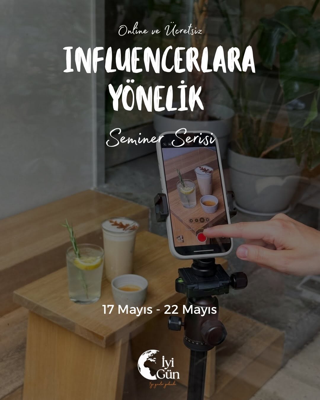 Yepyeni bir seminer serisi ile karşınızdayız 🦋

Seminer serimize katılmak için yapmanız gerekenler :
- Bizi @iyigunleryakindaplatformu takip etmek
- Bu gönderiyi beğenmek
- Yorumlarda üç arkadaşınızı etiketlemek
- Profilimizdeki başvuru formunu doldurmak

● Formun sonunda bulunan whatsapp grubuna katılmanız gerekmektedir🌷