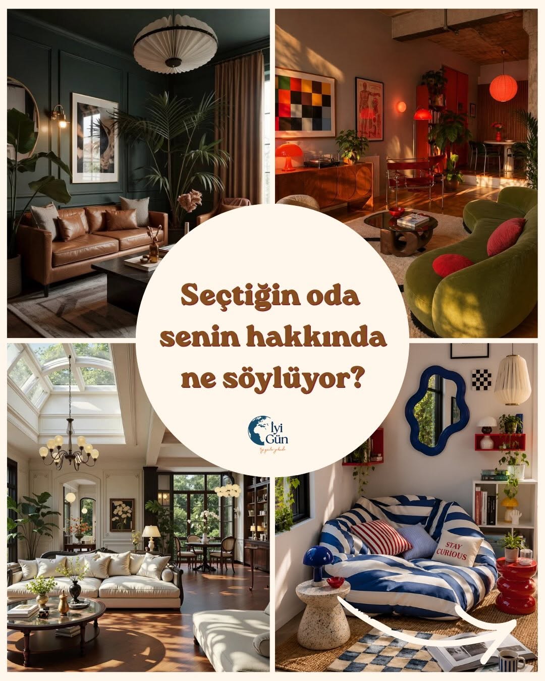 Sen hangi odayı seçtin? Numaranı yorumlara bırak. 🏡
.

.

.

.

.

.

.

.

.
#kişiliktesti #ev #analiz #farkındalık #iyigunleryakinda
